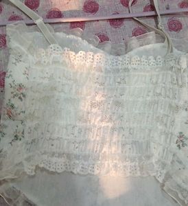 Floral Lace Corset Top