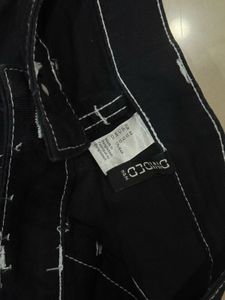 H&amp;M Black Denim Cargos