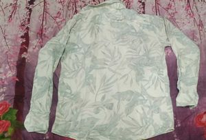 Tropical Print Button-Down
