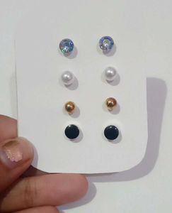 Combo Of 4 Earrings