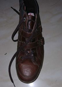 Brown Leather Ankle Boots - Brand New- UK 9/43
