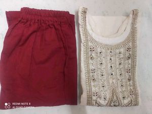 Short Kurti With Langish Free