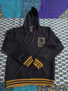 Stylish Navy Blue Hoodie For Women