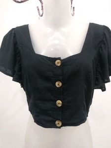 Black Crop Top