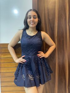 Navy Blue Short Dress