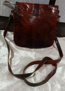 Vintage Leather Crossbody Bag