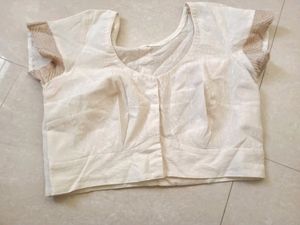 Stylish Back Button Design Blouse
