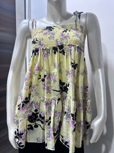 Floral Yellow Top
