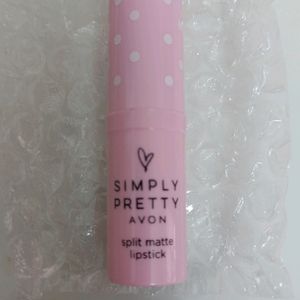Avon Simply Pretty Split Matte Lipstick (Power Pin