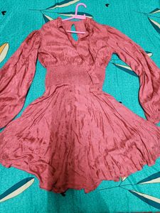 Chic Pink Mini Dress