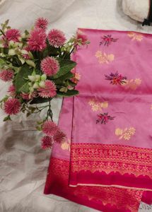 Pink Embroidered Kurta