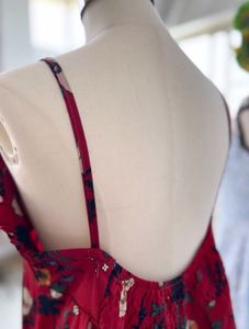 Korean Summer Red Dress