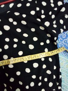 Black Dress With White Dots