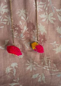 Pom Po Earrings