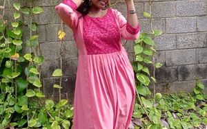 Elegant Peach Kurta