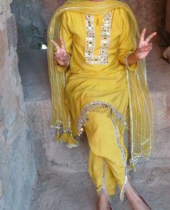 Elegant Yellow Salwar Suit