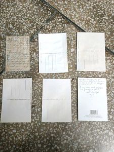Combo Of 6 Postcards All Embroidere