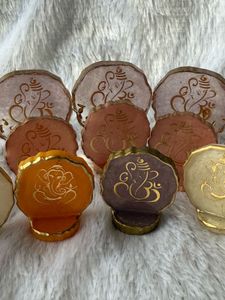 Golden Aura – Elegant Ganesh Resin Decor ✨🪔