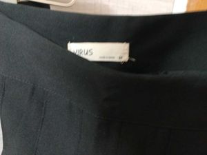 Korean Black Pleated Skirt With Shorts
