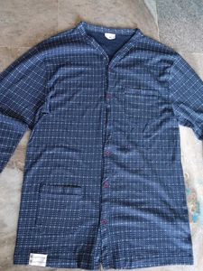 Patterned Button-Down Shirt