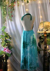Beaded Crochet halter dress