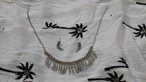 American Diamond Rhinestone  Necklace &amp; Earrings