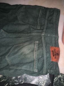 Green Denim Jeans