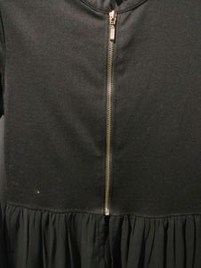 Front Slit Open Maxi Dress
