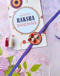 Cute Clay Rakhi