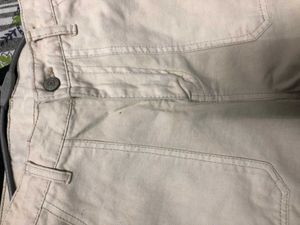Beige Cargo Pants