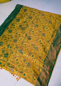Shinning Multi Colour Banarasi Silk Saree