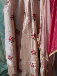Elegant Ethnic gown with dupatta