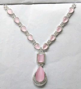 American Pink  AD stone Jewellery