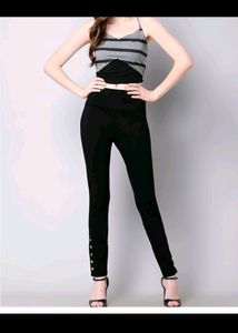 Brand New Fab Alley Side Buttoned Jeggings For Sal