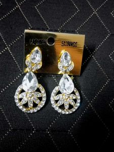 Sparkling Crystal Drop Earrings