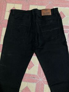 Black Denim Pants