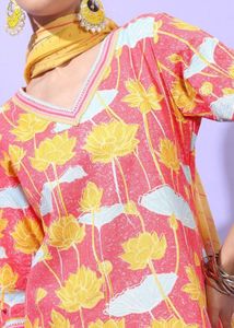 Floral Print Kurta Set