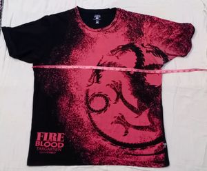 Rare Carrot Red Big Printed T-shirt (Mens) #STUDIO