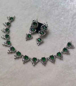 American Diamond Studded Set