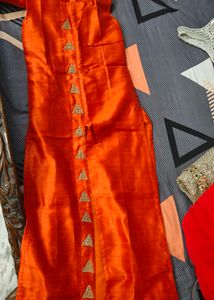 Elegant Orange Kurta Set
