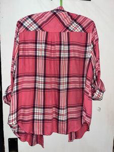 DN MX Pink Plaid Flannel