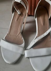 White High heel sandals for women
