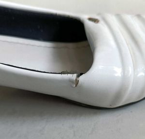 White Heel Sandals