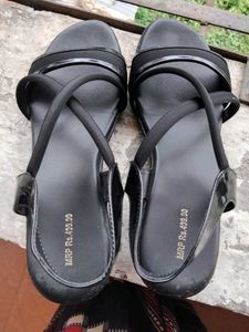Black Slingback Flats