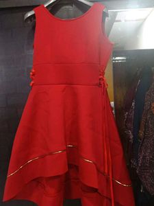 Red Sleeveless Dress