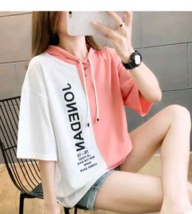 Colorblock Hoodie T-Shirt