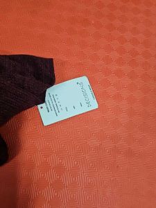 Burgundy Turtleneck Top