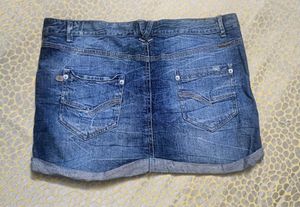Denim Mini Skirt