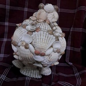 VINTAGE SEASHELL POT