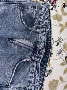 Acid Wash Jeans - Relaxed Fit